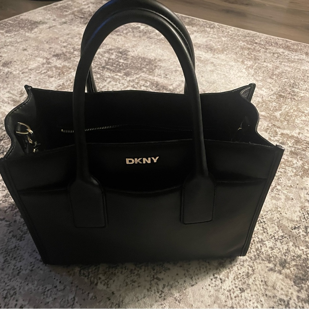 DKNY Elegant Black Satchel